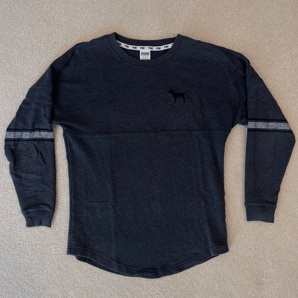 PINK Oversized Sweatshirt Top - Picture 5 of 6